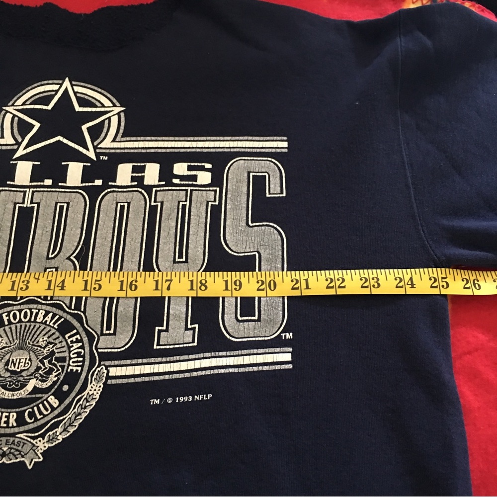NUTMEG DALLAS COWBOYS 1993 VIntage Sweatshirt (Upcycled) RARE NUTMEG LABEL - Picture 7 of 11